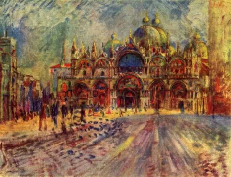Pierre-Auguste Renoir Markusplatz in Venedig oil painting image